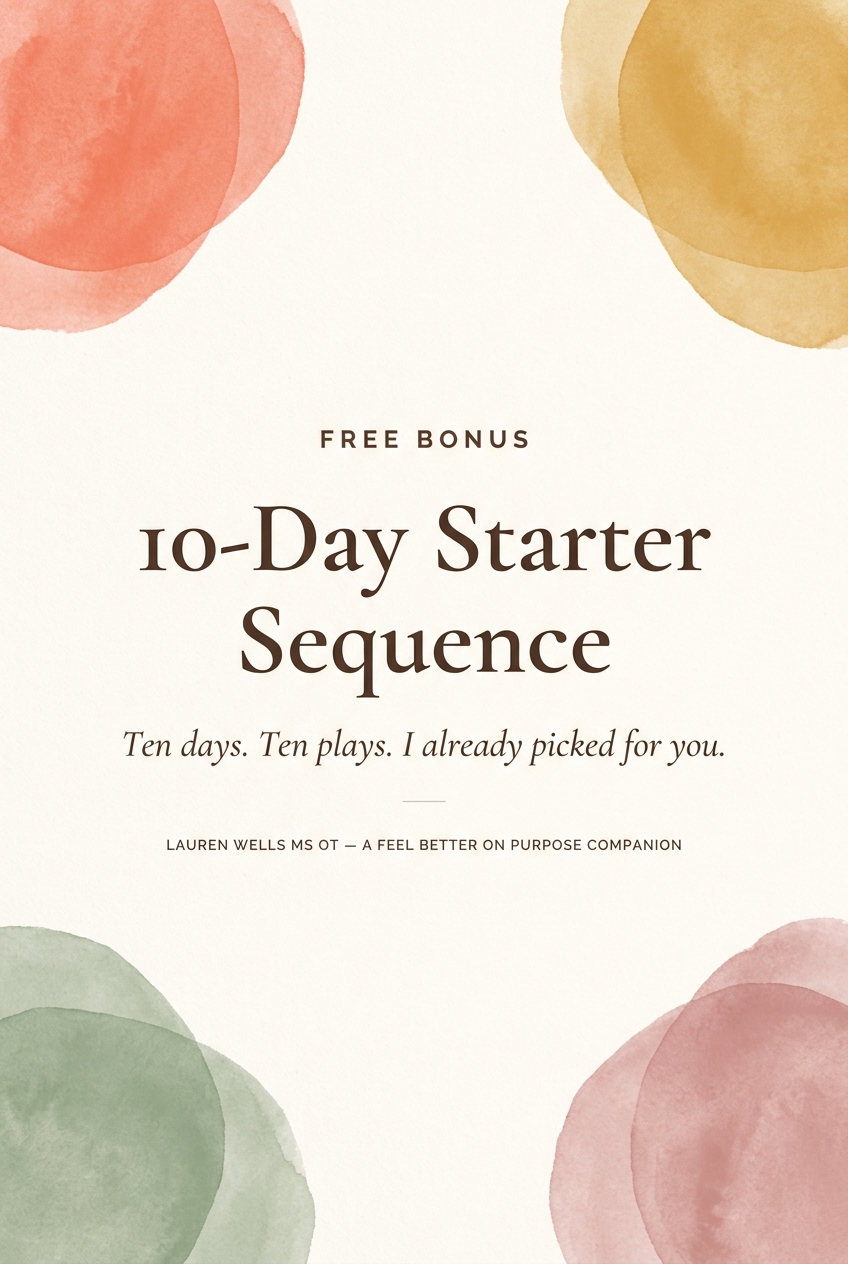 Bonus 2, the ten-day starter sequence cover listing each day's specific play