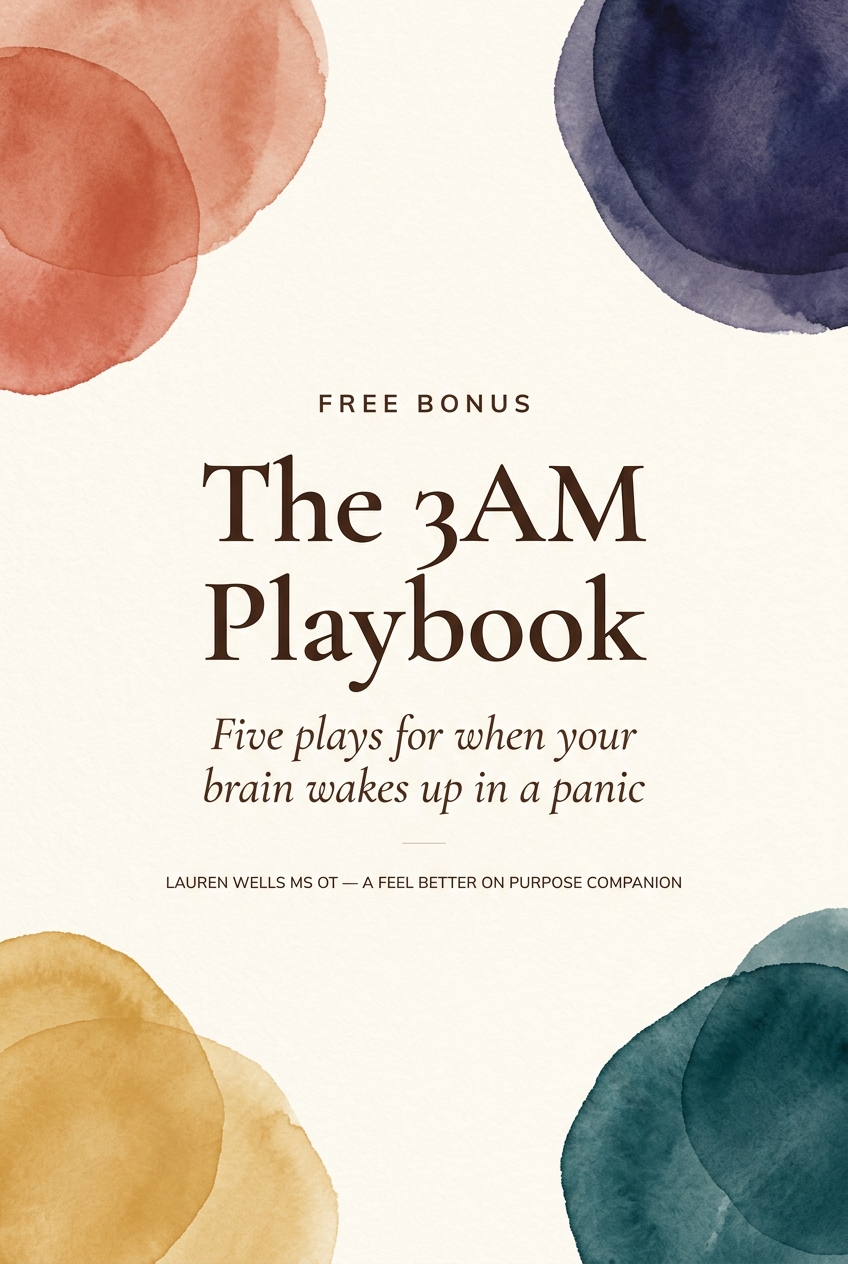 Bonus 4, the 3AM Playbook cover, printable cheat sheet with five crisis plays on one page